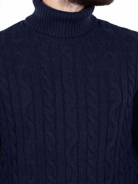 Celio Men's Navy Solid Regular Fit Cotton Sweaters|Celio In Lebanon