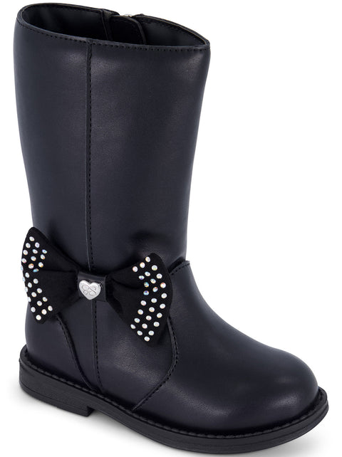 Jessica Simpson Baby Girl's Black Evie Bow Boots | Jessica Simpson In Lebanon