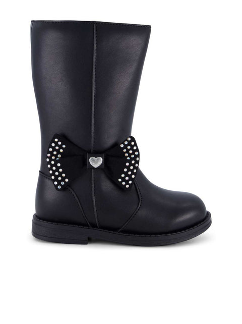 Jessica Simpson Baby Girl's Black Evie Bow Boots | Jessica Simpson In Lebanon