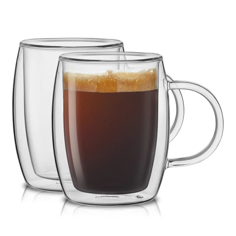 JoyJolt Aroma Double Wall 2 Pieces Coffee Mugs | JoyJolt In Lebanon