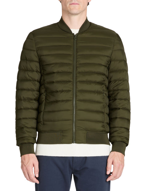 Celio Men's Khaki Puffer Jacket | Celio In Lebanon