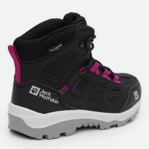 Jack Wolfskin Girl's Black Vojo Texapore Mid K Sneakers |Jack Wolfskin in Lebanon