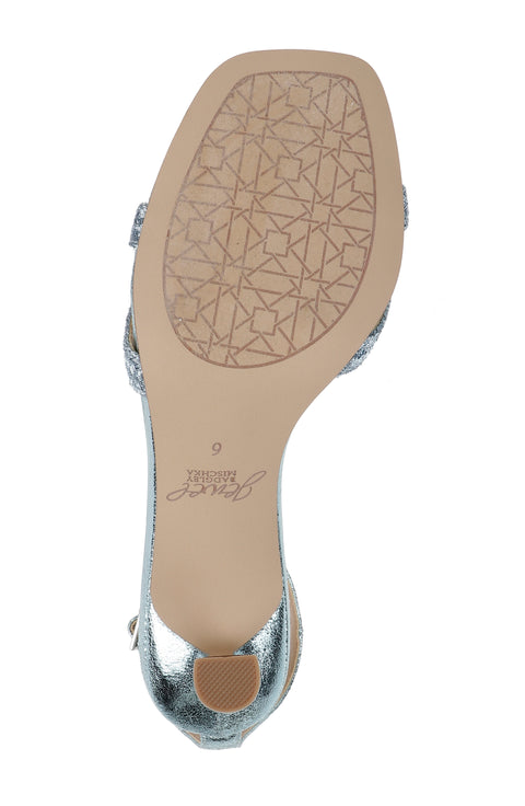 Jewel Badgley Mischka Women's Hayzel Metallic Kitten Heel Sandal | Jewel Badgley Mischka in Lebanon