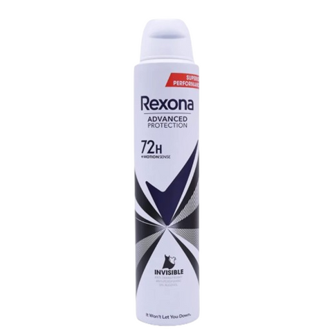 Rexona Women Deo Spray 72Hrs Advanced Protection Invisible 200ml | Rexona In Lebanon