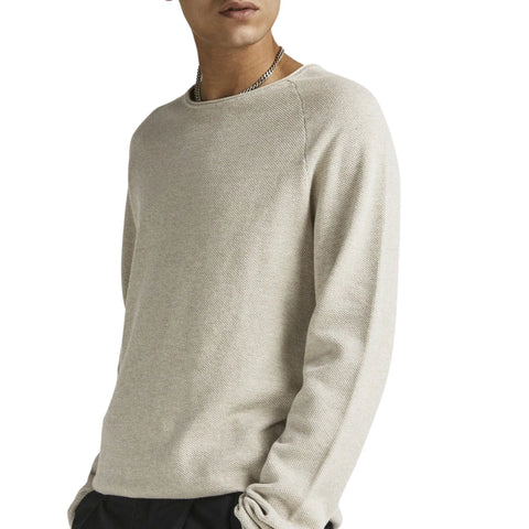 Jack & Jones Men's Light Green Essential Hill Knit Crew Neck Sweater | Jack & Jones In Lebanon