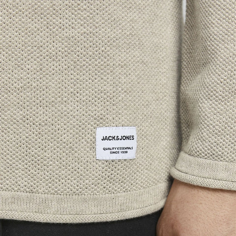 Jack & Jones Men's Light Green Essential Hill Knit Crew Neck Sweater | Jack & Jones In Lebanon