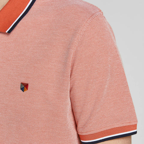 Jack & Jones Men's Orange Bluwin Regular Fit Polo T-Shirt | Jack & Jones In Lebanon
