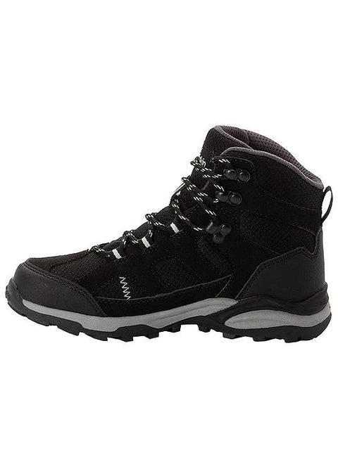 Jack Wolfskin Boy's Black Hiker Texapore Mid K Sneakers |Jack Wolfskin in Lebanon