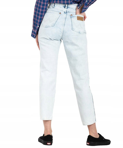 Wrangler Women's Light Blue High Rise Walker Slim Fit Jeans |Wrangler In Lebanon