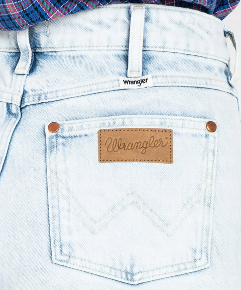 Wrangler Women's Light Blue High Rise Walker Slim Fit Jeans |Wrangler In Lebanon