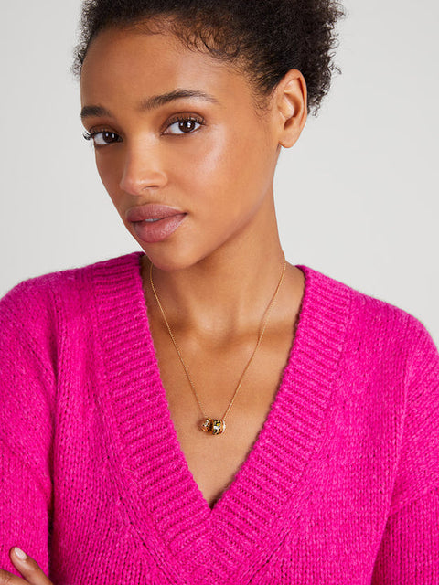 Kate Spade Women's Gold Flower Stacked Mini Pendant Necklace | Kate Spade In Lebanon