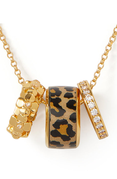 Kate Spade Women's Gold Flower Stacked Mini Pendant Necklace | Kate Spade In Lebanon