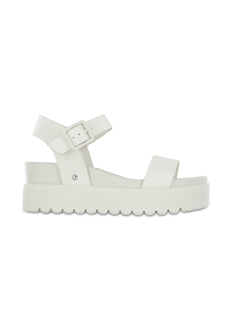 MIA Women's Off White Leather Kayci Sandals | MIA In Lebanon