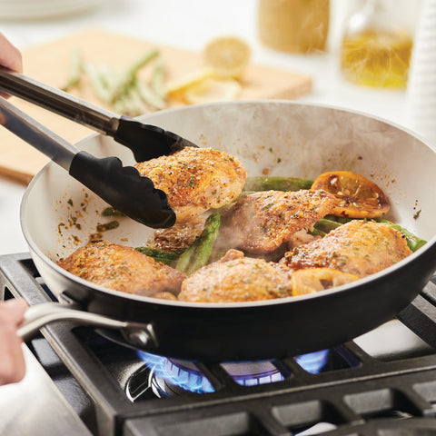 KitchenAid Black 12 pcs Hard Anodized Ceramic Non-Stick Cookware Set |KitchenAid In Lebanon