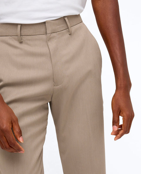 Kenneth Cole Reaction Men's Beige Slim Fit Stretch Trousers | Kenneth Cole Reaction In Lebanon