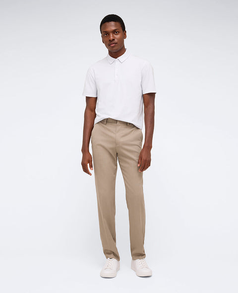 Kenneth Cole Reaction Men's Beige Slim Fit Stretch Trousers | Kenneth Cole Reaction In Lebanon