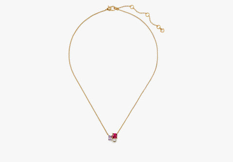 Kate Spade Women's Gold Red Cubic Zirconia Necklace|Kate Spade in Lebanon