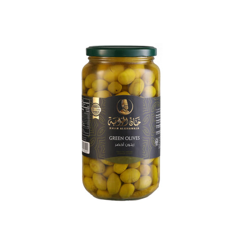 Khan Alkhawaja Green Olive Baladi 640ml | Khan Alkhawaja In Lebanon