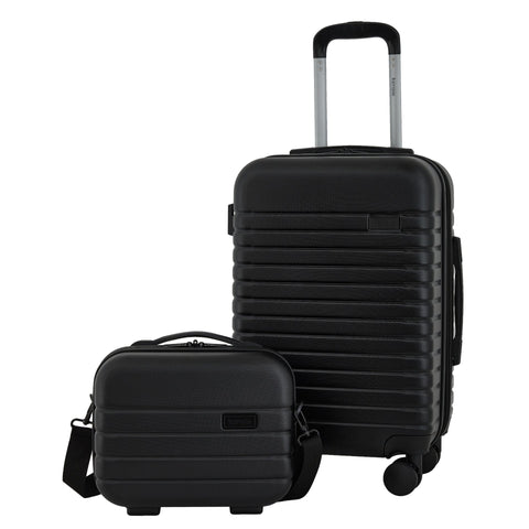 Kensie Graceful Collection Black  2 Piece Expandable Rolling Hardside Suitcase Set  | Kensie Graceful Collection in Lebanon