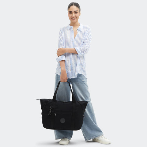 Kipling Women's Black Art Medium Tote Bag | Kipling In Lebanon