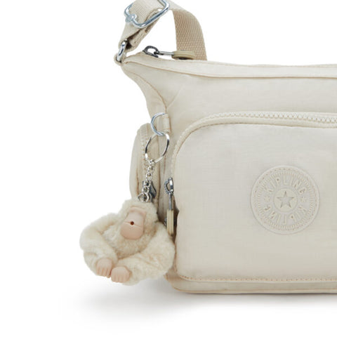 Kipling Women's Beige Gabbie Mini Hideaway Crossbody Bag | Kipling In Lebanon