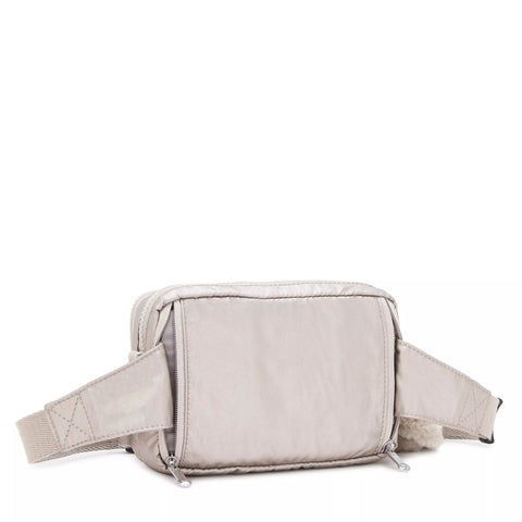 Kipling Women's Silver Metallic Abanu Convertible Crossbody Bag | Kipling In Lebanon