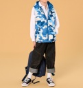 Sinsay Baby Boy's Blue/White Hooded Vest | Sinsay in Lebanon
