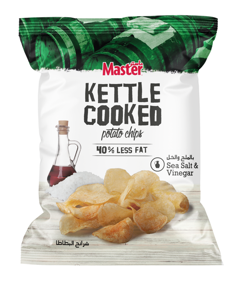 Master Kettle Cooked Potato Chips Sea Salt Vinegar 76g