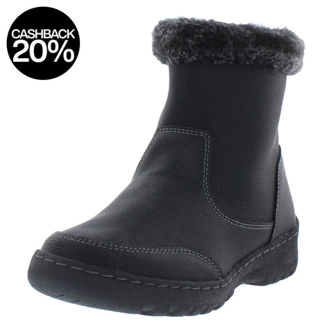 Khombu Women's Black All Weather Memory Foam Comfort Ankle Boot | Khombu In Lebanon