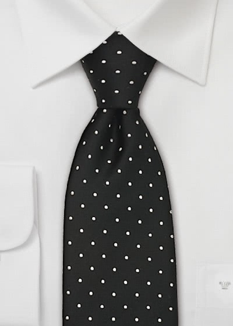 Alfani Men's Black Utopia Dot Tie | Alfani In Lebanon
