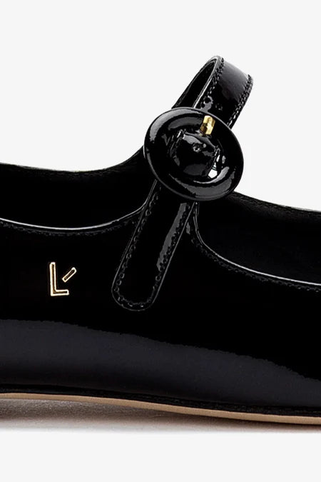 Larroude Women's Black Blair Ballet Flat | Larroude In Lebanon