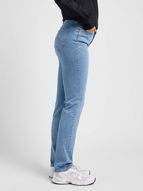 Lee Women's Light Blue Marion Straight Jeans | Lee In Lebanon