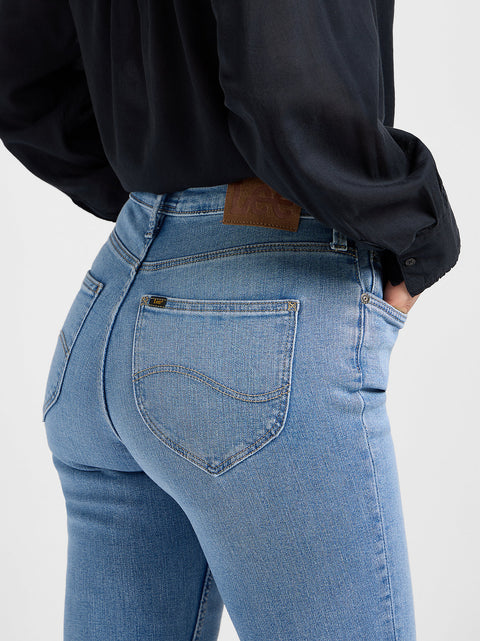 Lee Women's Light Blue Marion Straight Jeans | Lee In Lebanon