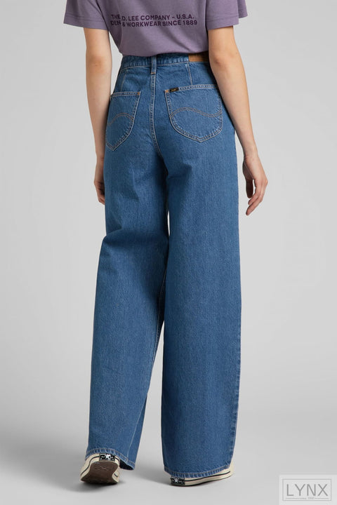 Lee Women's Blue Stella A Line Ultra Hi Waist Flare Jeans | Lee In Lebanon