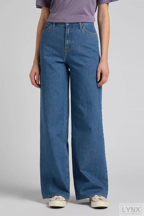 Lee Women's Blue Stella A Line Ultra Hi Waist Flare Jeans | Lee In Lebanon