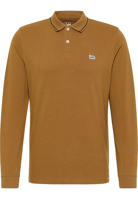 Lee Men's LS Pique Polo Tumbleweed Long Sleeve Blouse | Lee In Lebanon
