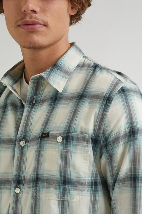 Lee Men's Dusty Jade Leesure Shirt |Lee In Lebanon