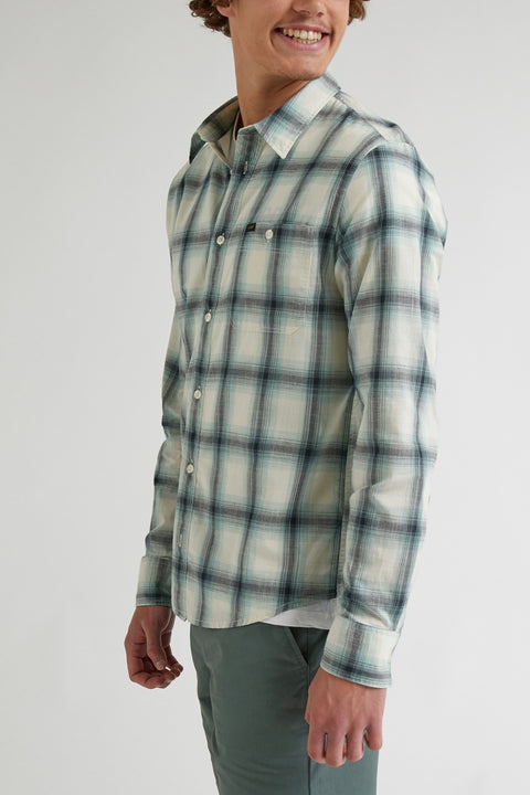 Lee Men's Dusty Jade Leesure Shirt |Lee In Lebanon