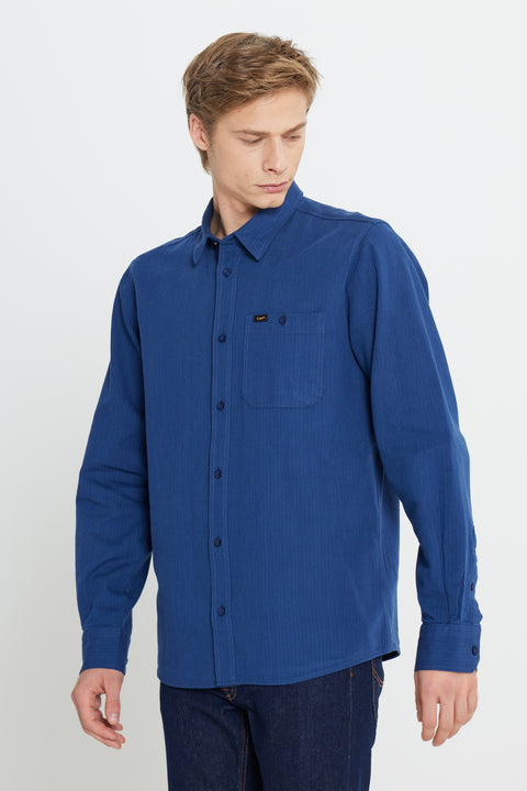 Lee Men's Navy Regular Fit Leesure Shirt | Lee In Lebanon