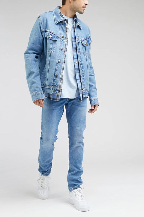 Lee Men's Prep Blue Clean Western Shirt | Lee In Lebanon