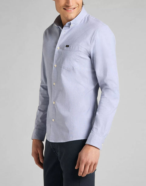 Lee Men's Light Blue Slim Button Down Shirt | Lee In Lebanon