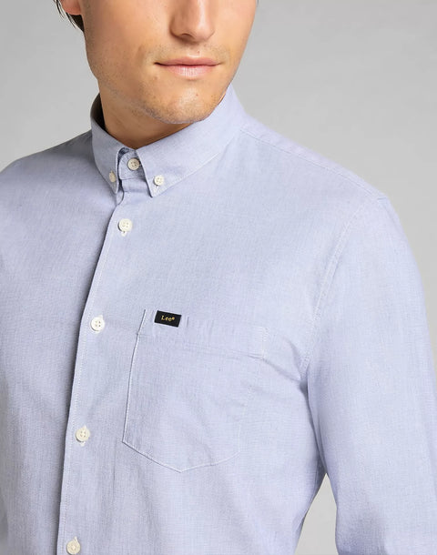 Lee Men's Light Blue Slim Button Down Shirt | Lee In Lebanon