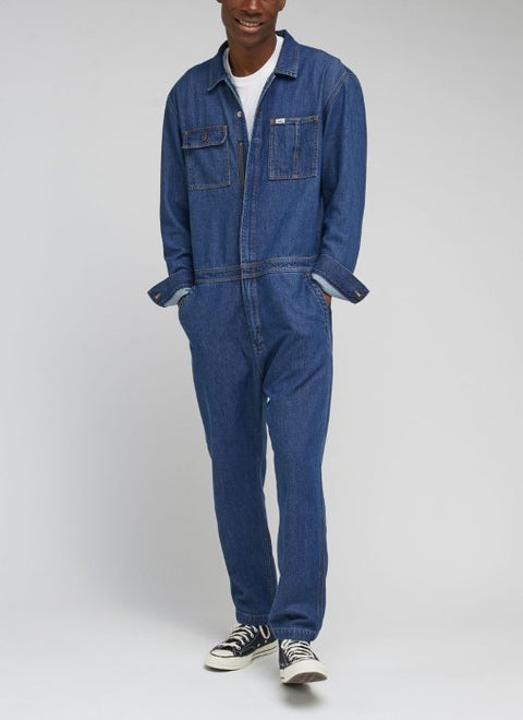 Lee Men's Navy Denim Union Overall |Lee In Lebanon