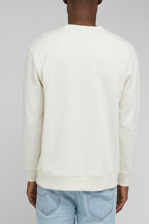 Wrangler Men's Off White Sweatshirt | Wrangler In Lebanon