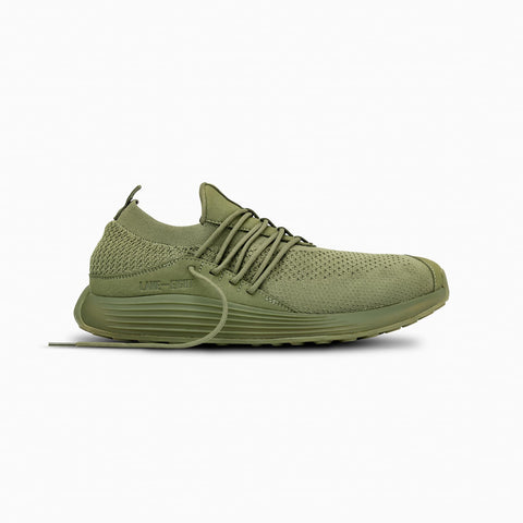 Lane-Eight Women's Khaki Green Synthetic Trainer AD1 Sneakers |Lane-Eight In Lebanon