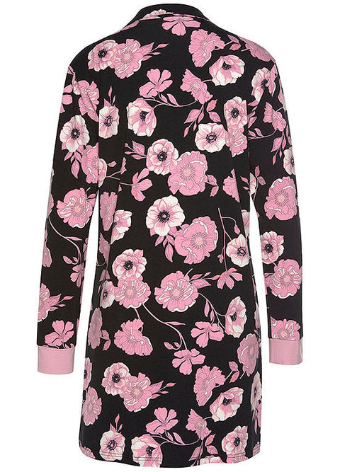 Lascana Women's Black Printed Sleep Dress |Lascan in Lebanon