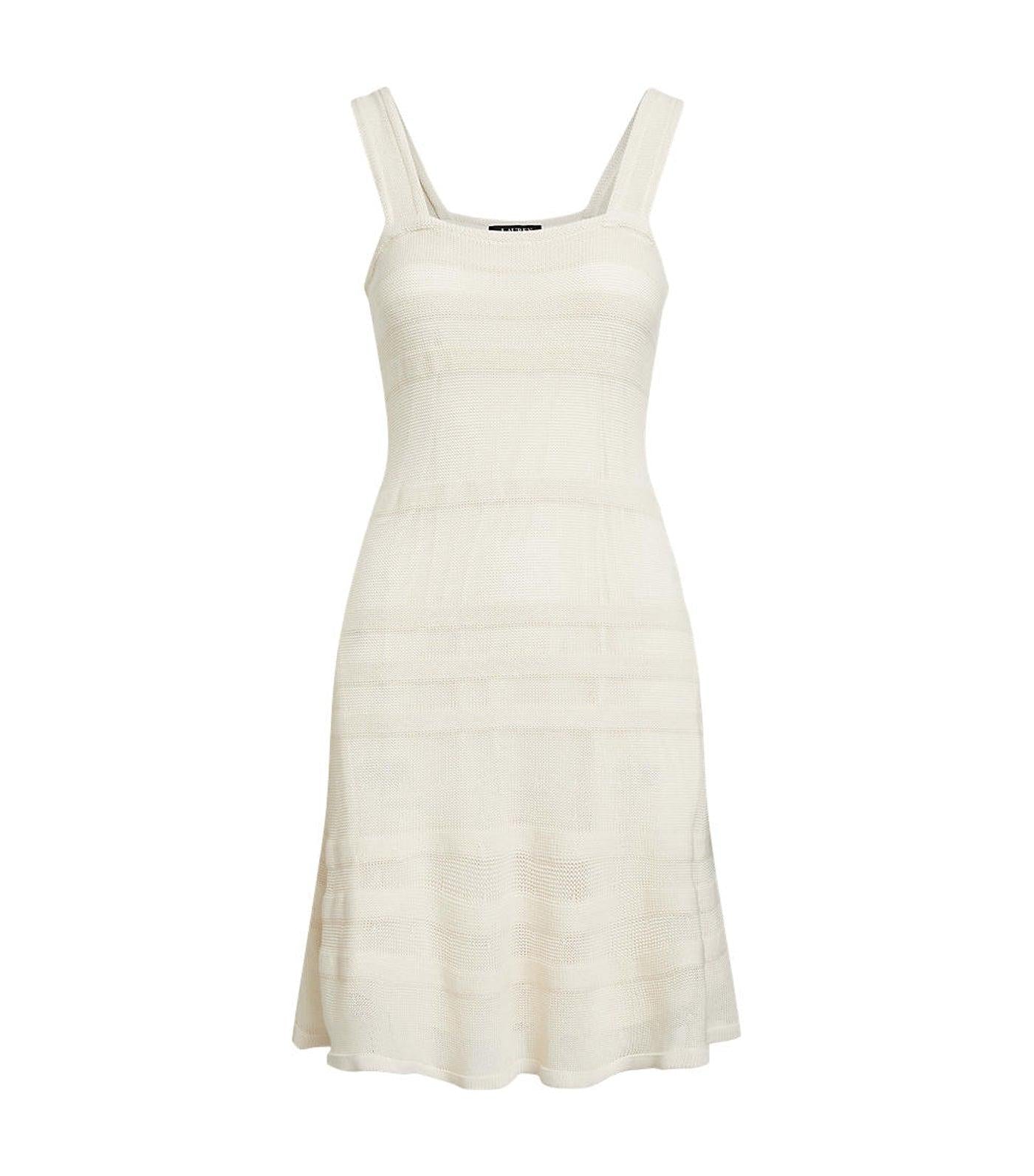 Lauren Ralph Lauren Women's Off White Striped Knit Sleeveless Dress | Lauren Ralph Lauren In Lebanon