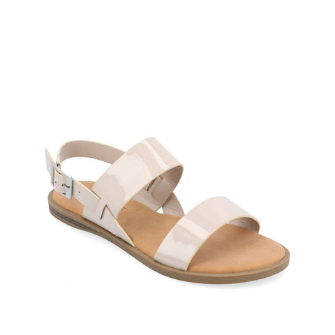 Journee Collection Women's Beige Lavine Statement Multi-Strap Sandals | Journee Collection In Lebanon