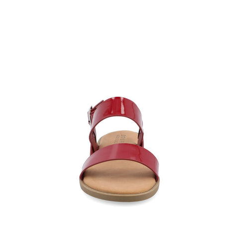 Journee Collection Women's Burgundy Lavine Statement Multi-Strap Sandals | Journee Collection In Lebanon