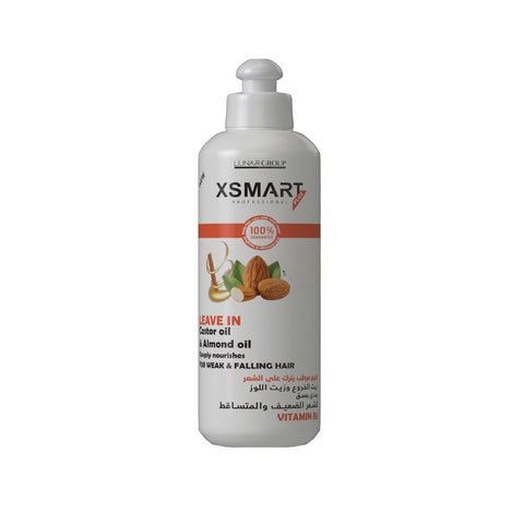 X Smart Professional Plus Leave In Castor Oil & Almond Oil  200ml
